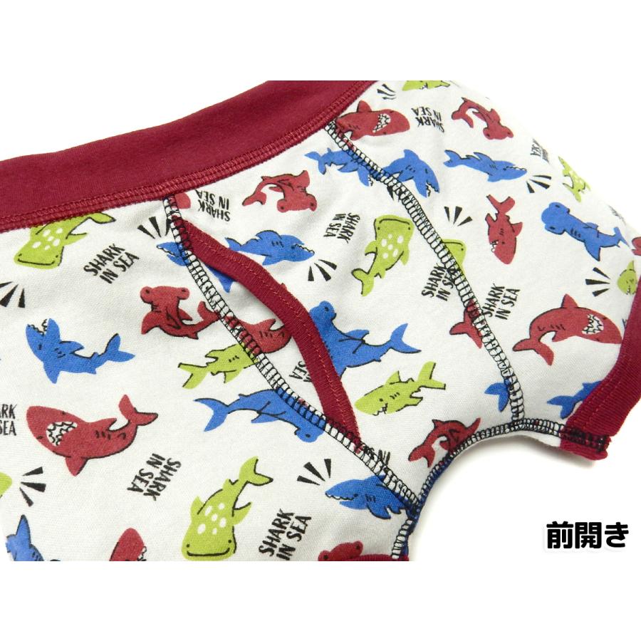 のんちゃん 男の子用 送料無料 2枚組セット 男児 キッズ ボクサー ブリーフ 前開き 綿混