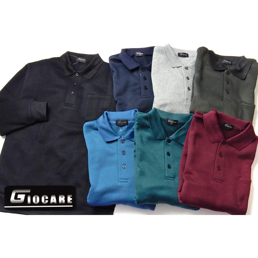 長袖ポロシャツ　保温素材　中綿　スカート　セットアップ　秋冬　サイズ36 新品 送料無料 紳士 メンズ 裏起毛 長袖 ポロシャツ あったか素材 保温性