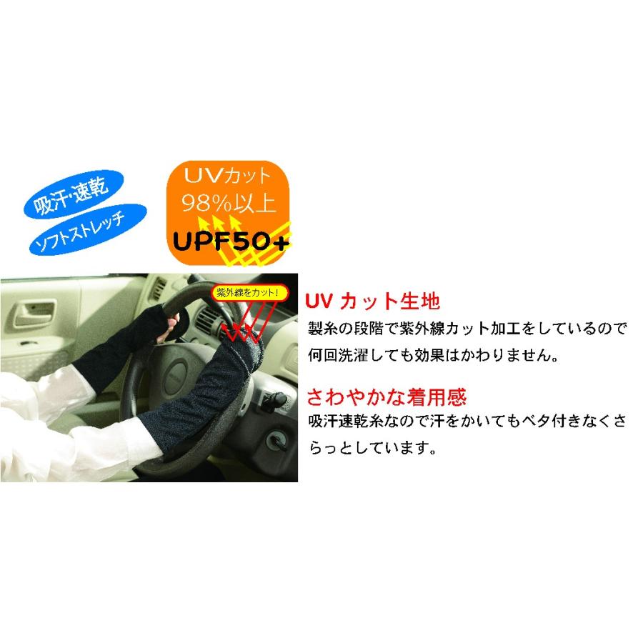 UVカット99% 紫外線対策 ハンドカバー 手甲 日焼け防止 テニス ゴルフ