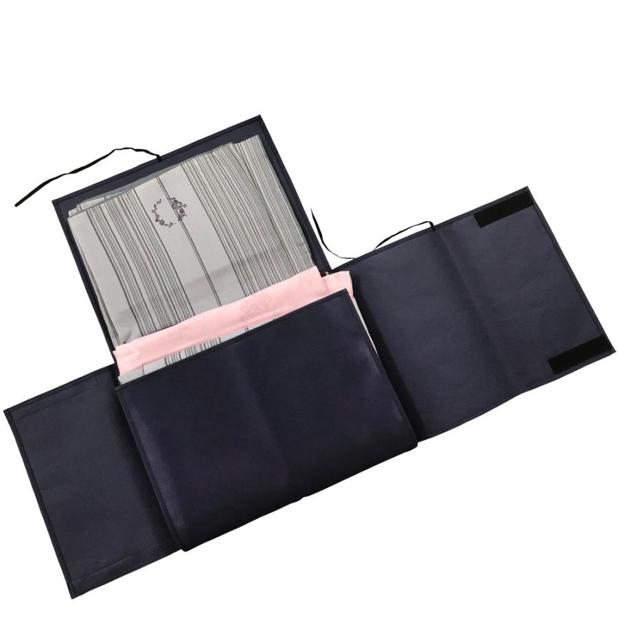 持ち運び用 たとう紙 きものバッグ 冠婚葬祭 着付け お稽古 着物 バッグ 帯 長襦袢 |  | 02