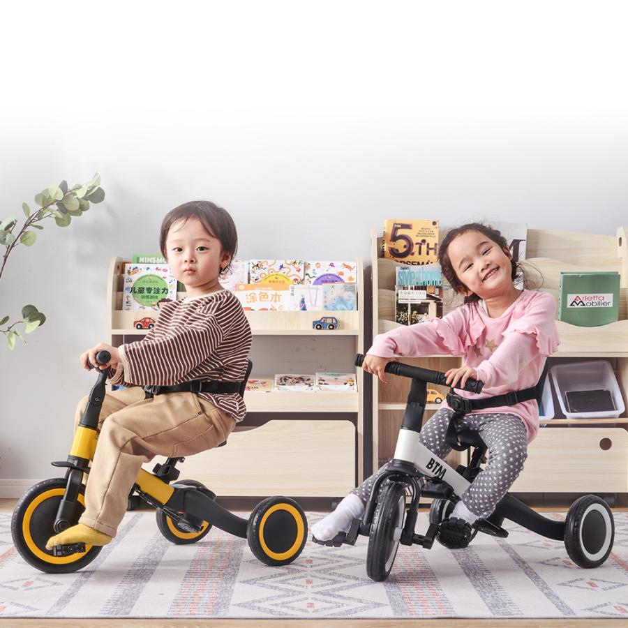 子供用三輪車 4in1 三輪車のりもの 押し棒付き 自転車 おもちゃ 乗用