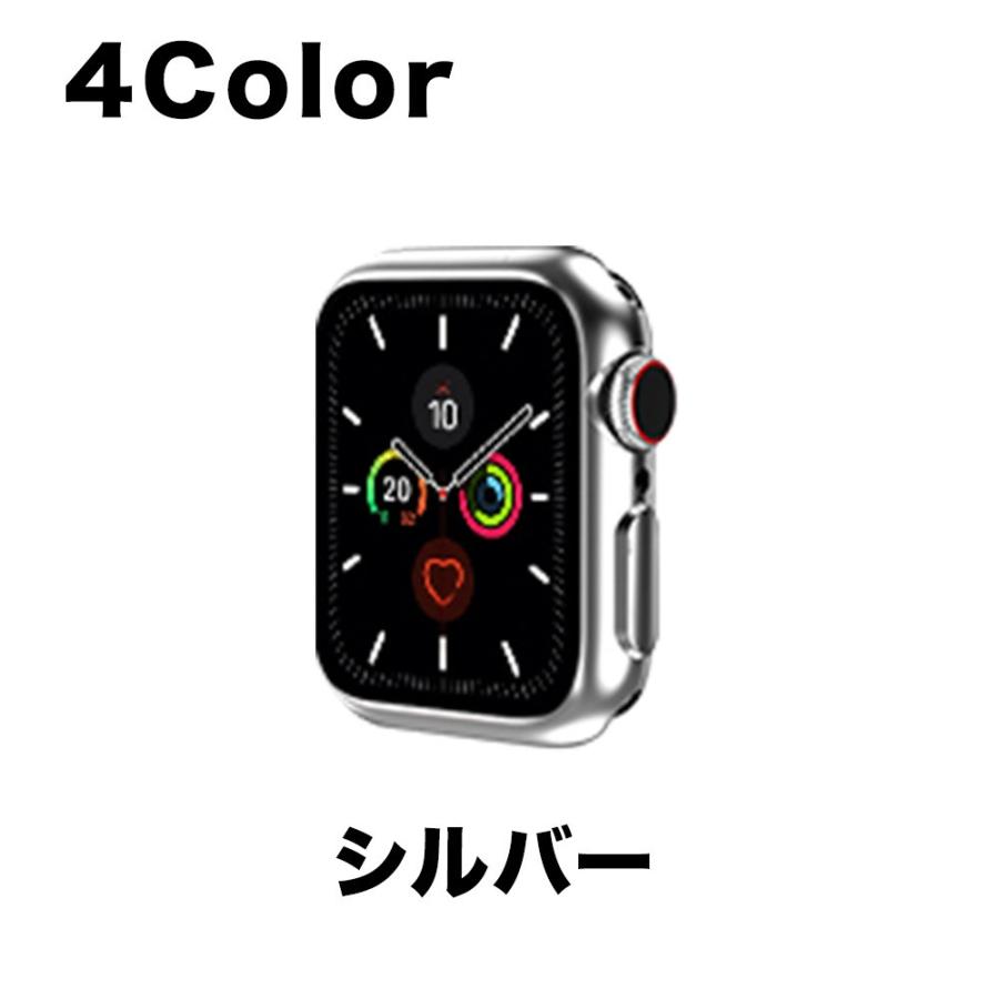 Apple Watch 6 ケース SE 5 4 3 2 1 44mm カバー 40mm TPU 耐衝撃 