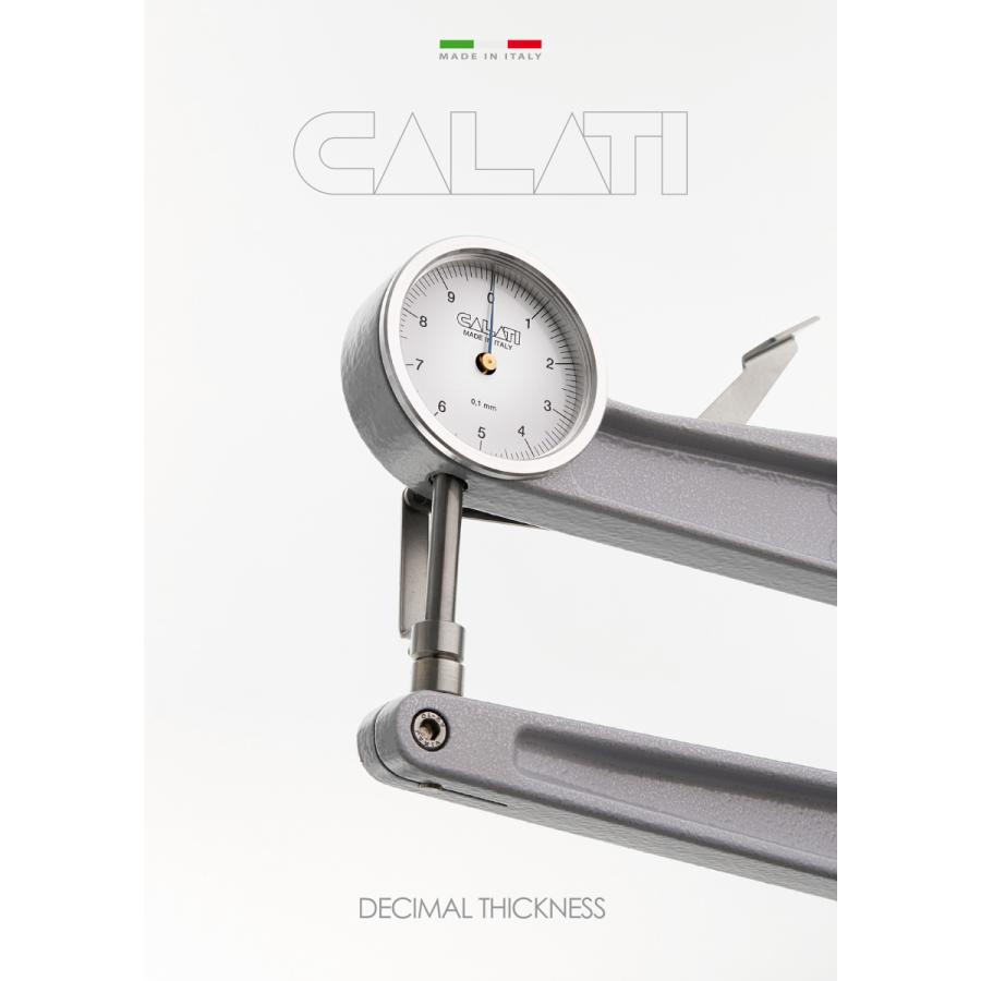 【CALATI made in Italy】450mm カラティ イタリア製 ダイヤルシックネスゲージ 厚さ 測定器 ダイヤルゲージ H型 ...