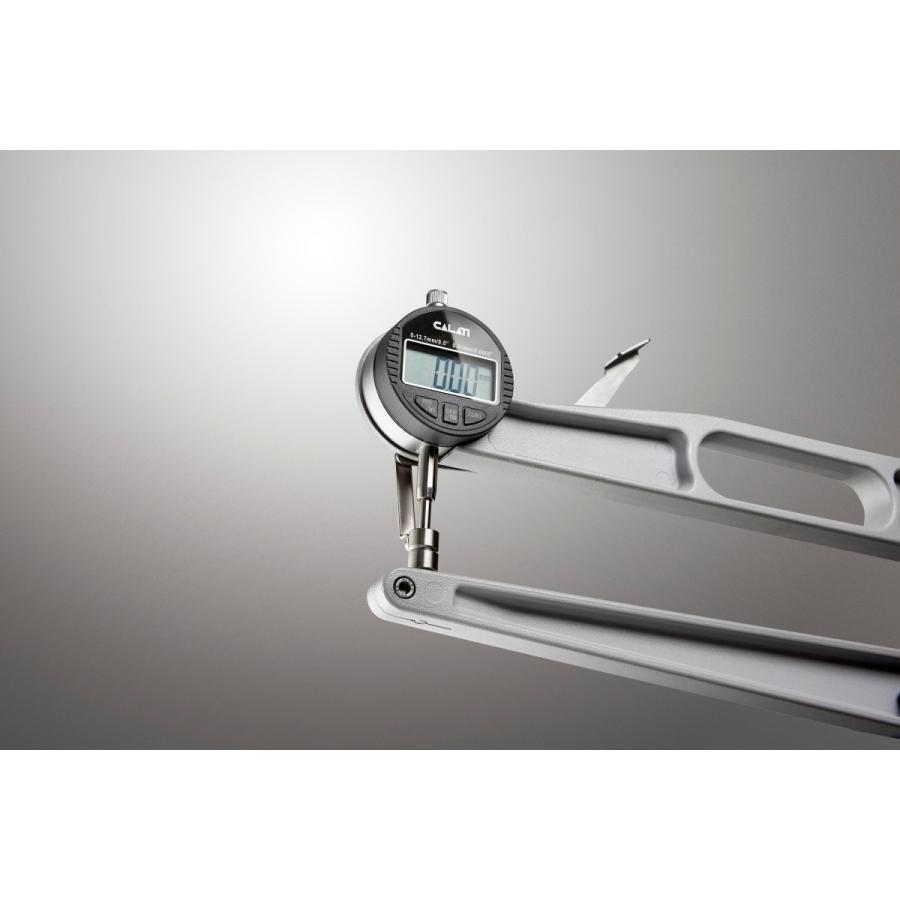 「CALATI カラティ Made in Italy 300mm」0.01mm 精度 G型 レザークラフト 革 木材 紙 厚み