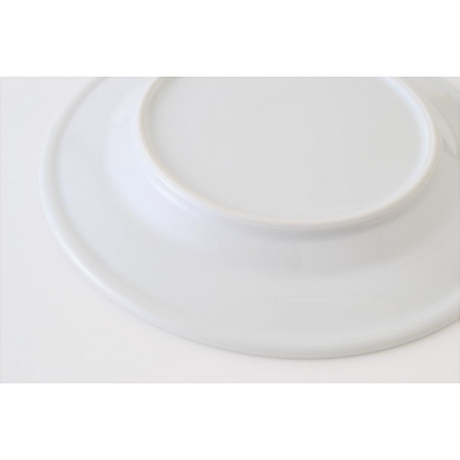 8吋リム皿 直径20.8cmプレート 日本製 デザートプレート デザート皿 ミート皿 ディナー皿 陶器 業務用 白食器 ホワイト パスタ　国産｜onthetable｜05