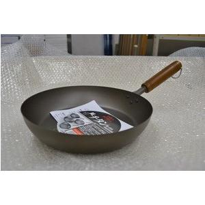 長谷元 チタン木柄フライパン　26cm 軽い 軽量 中華なべ　日本製　店舗用　片手　チャーハン　手や腕への負担が軽減　中華鍋 |  | 01