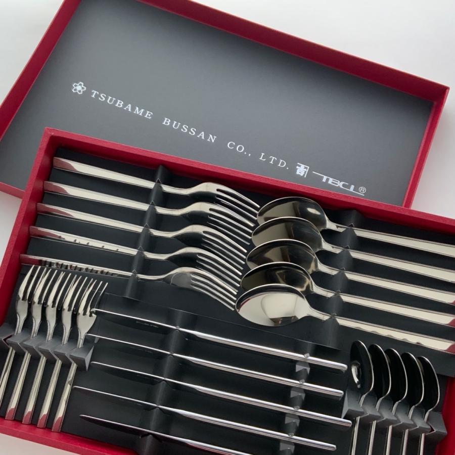【在庫あり】カトラリーセット 25pc 5本組 5セット 燕物産 新潟産 日本製 TBCL 国産 25本セット TAKASOオリジナル 18-8 ステンレス ナイフ フォーク スプーン |  | 01