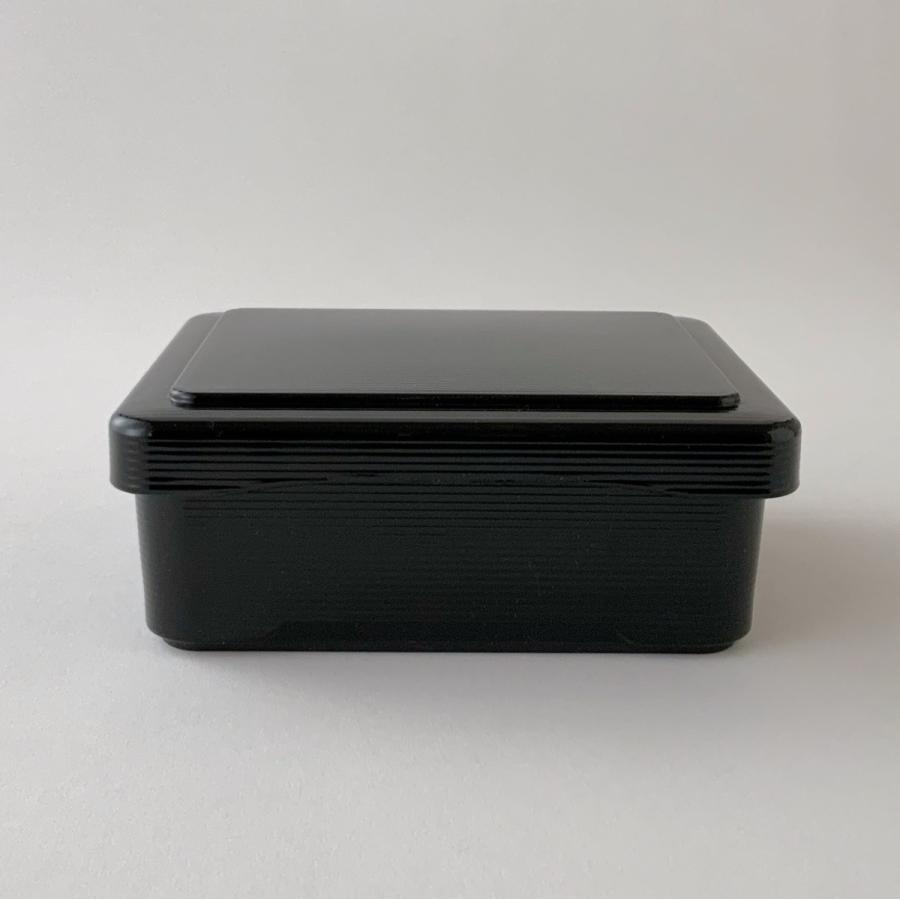 爪掛千筋丼重　黒内朱塗 15.8×13×6.4cm 漆器 丼重 懐石用 うな重 器 うな重箱 和食器 業務用　お重、かつ重、鰻　若泉　大量注文も承ります |  | 02