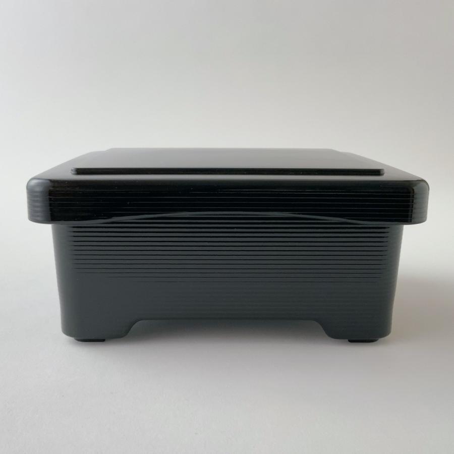 象足千筋丼重　黒内朱塗 漆器 うな重 器 うな重箱 和食器 業務用 お重、かつ重、鰻　若泉　大量注文も承ります |  | 02