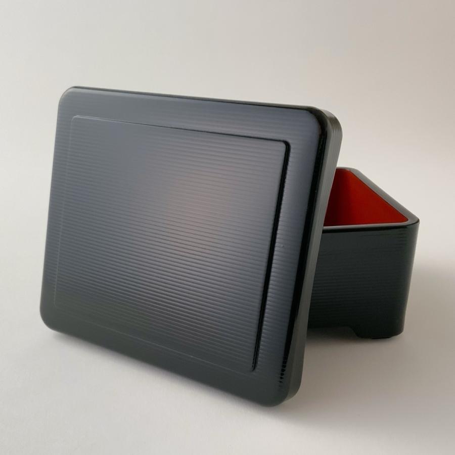 象足千筋丼重　黒内朱塗 漆器 うな重 器 うな重箱 和食器 業務用 お重、かつ重、鰻　若泉　大量注文も承ります |  | 04