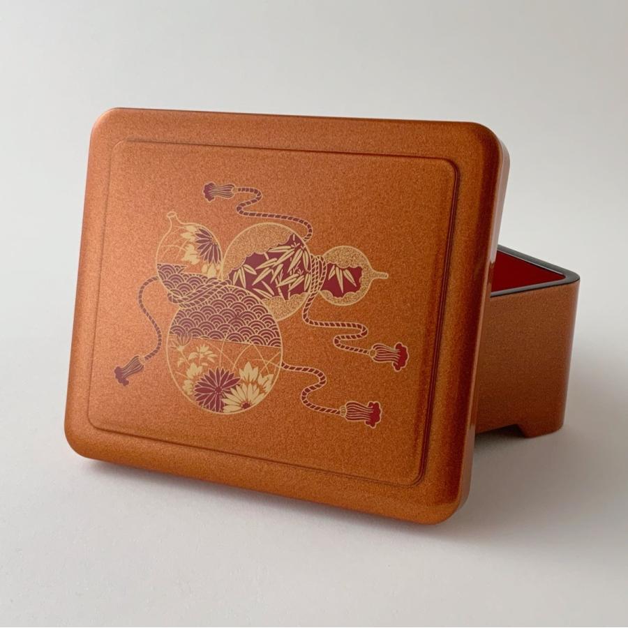 象足丼重　金パールひさご内朱 漆器 うな重 器 うな重箱 和食器 業務用 お重、かつ重、鰻　若泉 |  | 04