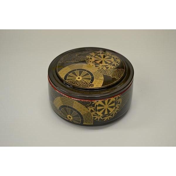 富士型ちらし桶　梨地御所車　すし　鮨　店舗　業務用　海鮮丼　ちらし寿司　和食　若泉　大量注文も承ります | 