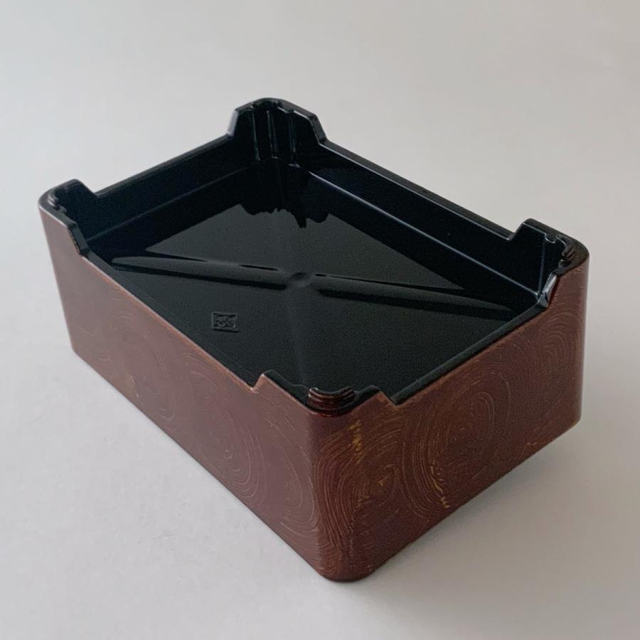 D.X長手重 うず潮内朱塗 19.6×13.9×8cm 漆器 高級丼重 懐石用 うな重 器 うな重箱 和食器 業務用　お重、かつ重、鰻（取寄せ）若泉 |  | 04