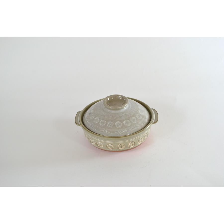 三島　土鍋　6号 1人用 日本製　寄せ鍋・湯豆腐・水炊き・雑炊　国産　万古焼　萬古焼　大樹　マルヨシ陶器　大量注文を承ります | 