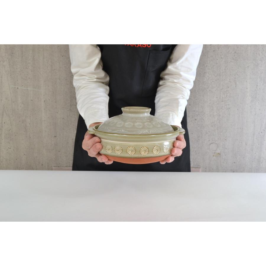 三島　土鍋　6号 1人用 日本製　寄せ鍋・湯豆腐・水炊き・雑炊　国産　万古焼　萬古焼　大樹　マルヨシ陶器　大量注文を承ります |  | 04