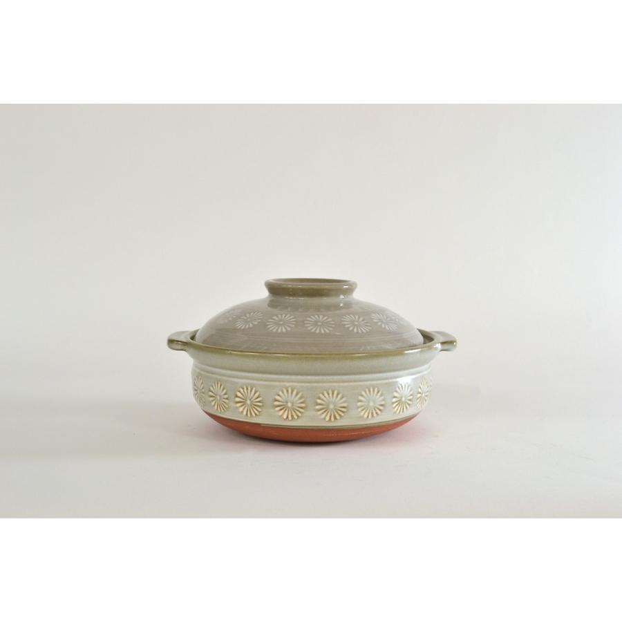 三島　土鍋　7号 1-2人用 日本製　寄せ鍋・湯豆腐・水炊き・雑炊　国産　万古焼　萬古焼　大樹　マルヨシ陶器　大量注文を承ります　 |  | 01