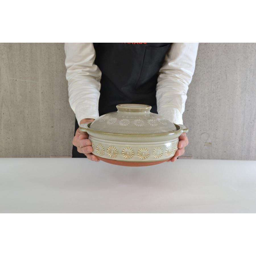 三島　土鍋　7号 1-2人用 日本製　寄せ鍋・湯豆腐・水炊き・雑炊　国産　万古焼　萬古焼　大樹　マルヨシ陶器　大量注文を承ります　 |  | 06