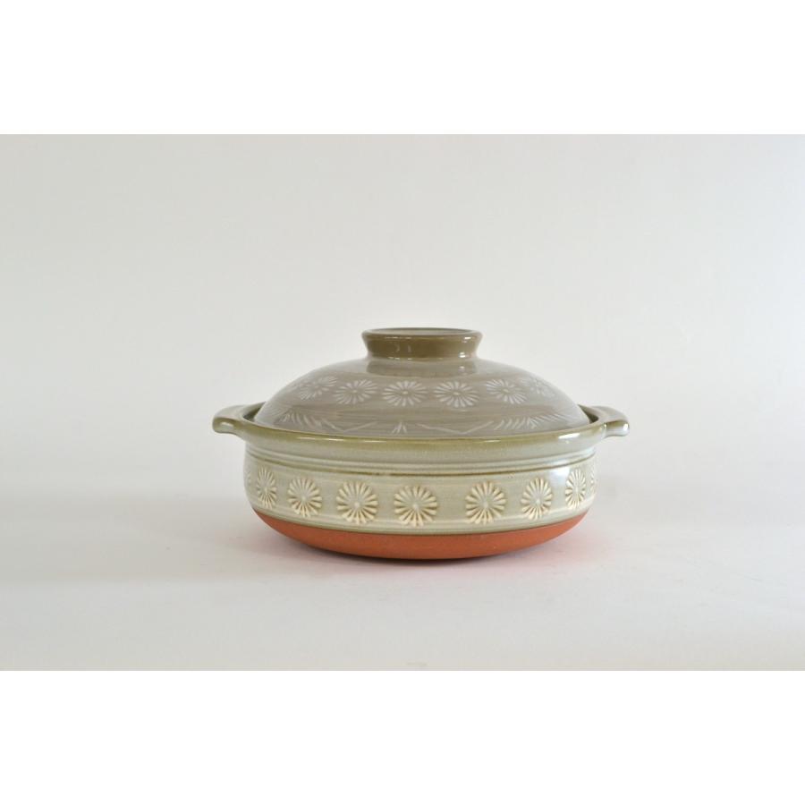 三島　土鍋　8号 2-3人用 日本製　寄せ鍋・湯豆腐・水炊き・雑炊　国産　万古焼　萬古焼　大樹　マルヨシ陶器　大量注文を承ります |  | 01