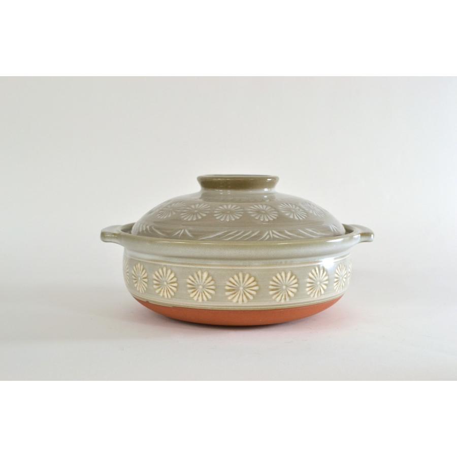 三島　土鍋　9号 4-5人用　日本製　寄せ鍋・湯豆腐・水炊き・雑炊　国産　万古焼　萬古焼　大樹　マルヨシ陶器　大量注文を承ります　 |  | 01