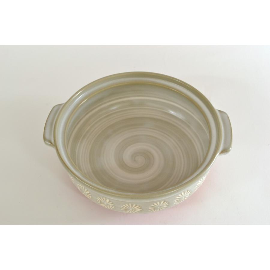 三島　土鍋　9号 4-5人用　日本製　寄せ鍋・湯豆腐・水炊き・雑炊　国産　万古焼　萬古焼　大樹　マルヨシ陶器　大量注文を承ります　 |  | 02