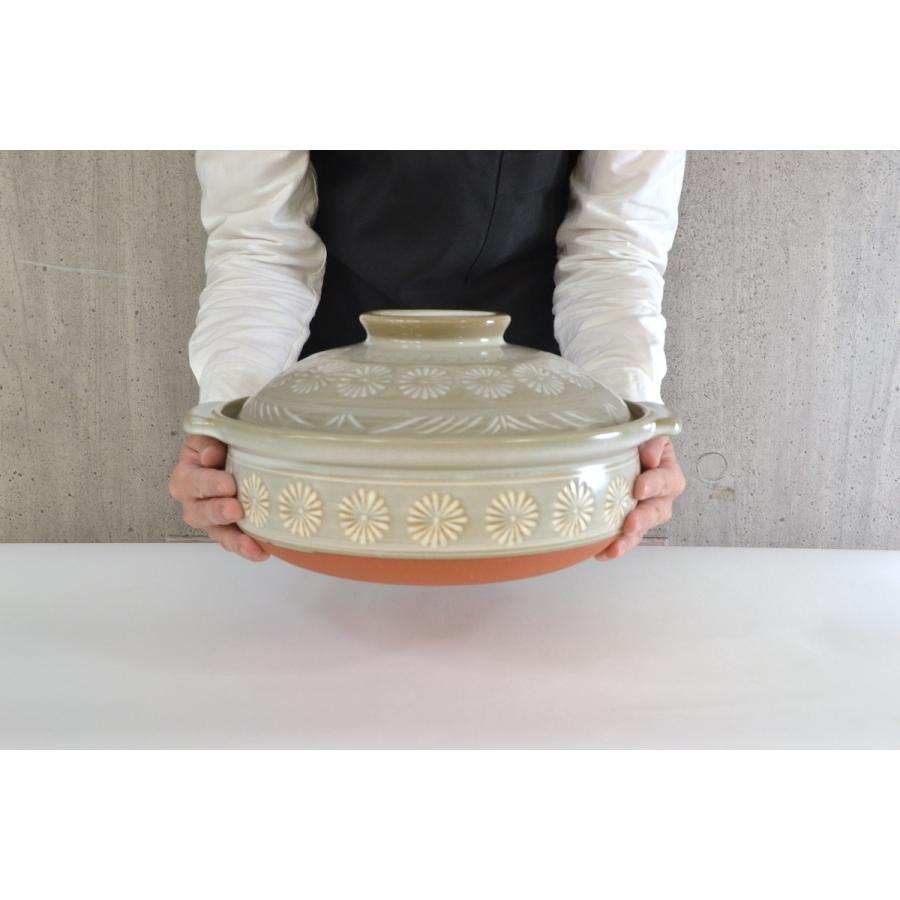 三島　土鍋　9号 4-5人用　日本製　寄せ鍋・湯豆腐・水炊き・雑炊　国産　万古焼　萬古焼　大樹　マルヨシ陶器　大量注文を承ります　 |  | 07