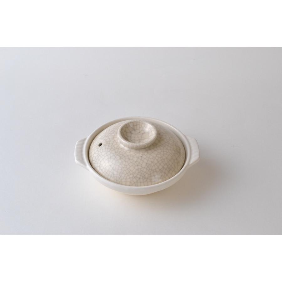 貫入　土鍋　6号 1人用　日本製　寄せ鍋・湯豆腐・水炊き・雑炊　国産　万古焼 一人用 | 