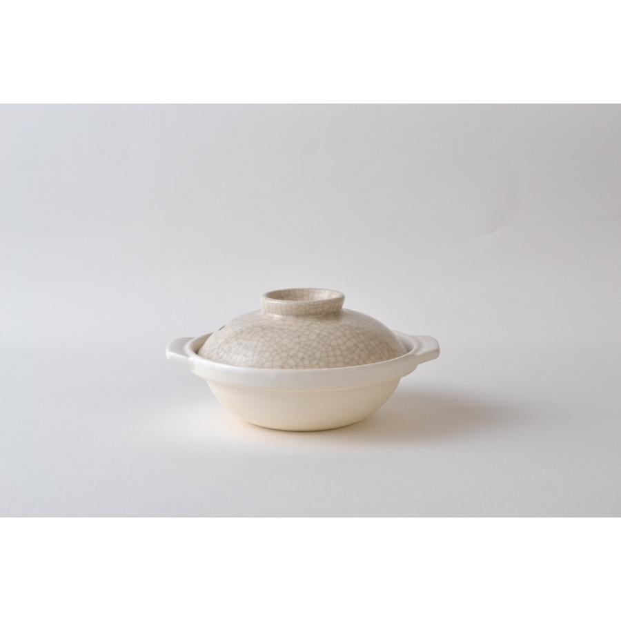 貫入　土鍋　6号 1人用　日本製　寄せ鍋・湯豆腐・水炊き・雑炊　国産　万古焼 一人用 |  | 01