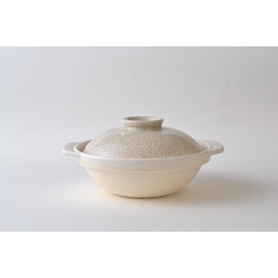 貫入　土鍋　8号 2-3人用 日本製　寄せ鍋・湯豆腐・水炊き・雑炊　国産　万古焼　萬古焼　大樹　マルヨシ陶器　大量注文を承ります |  | 01