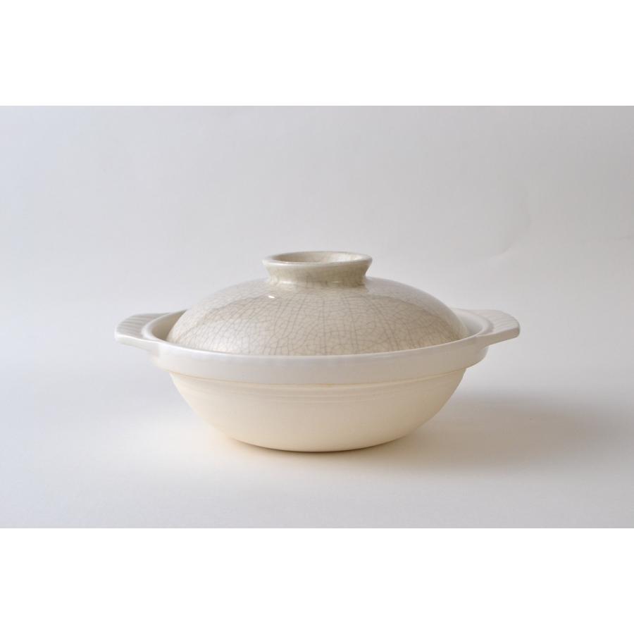 貫入　土鍋　9号 4-5人用　日本製　寄せ鍋・湯豆腐・水炊き・雑炊　国産　万古焼　萬古焼　大樹　マルヨシ陶器　大量注文を承ります　 |  | 01