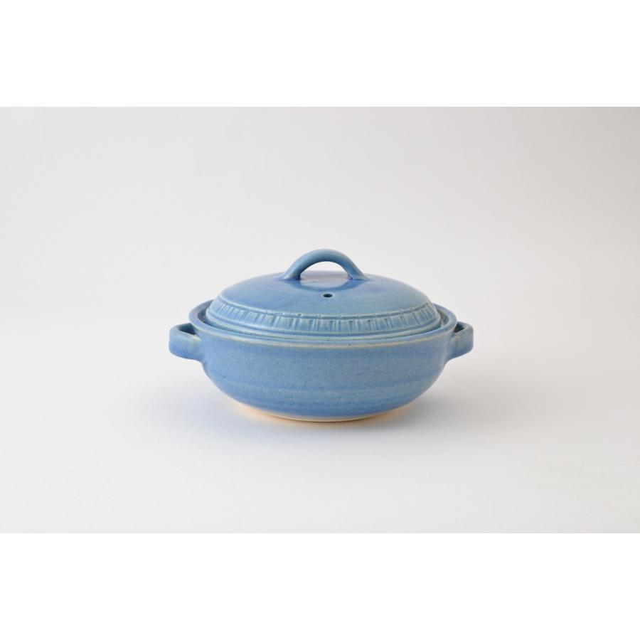 令和　土鍋　REIWA ブルー BLUE 6号鍋　1人用　M1430 日本製　寄せ鍋・湯豆腐・水炊き・雑炊　国産　万古焼　萬古焼 マルヨシ陶器【取り寄せ】 |  | 01