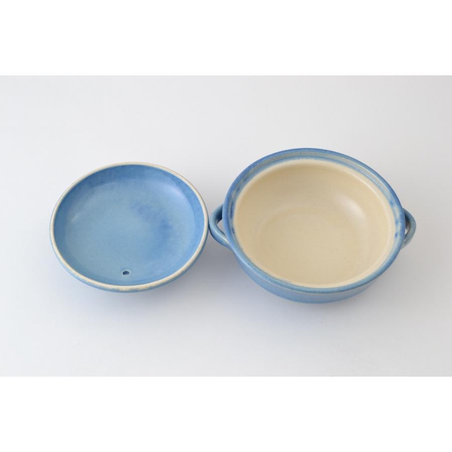 令和　土鍋　REIWA ブルー BLUE 6号鍋　1人用　M1430 日本製　寄せ鍋・湯豆腐・水炊き・雑炊　国産　万古焼　萬古焼 マルヨシ陶器【取り寄せ】 |  | 02