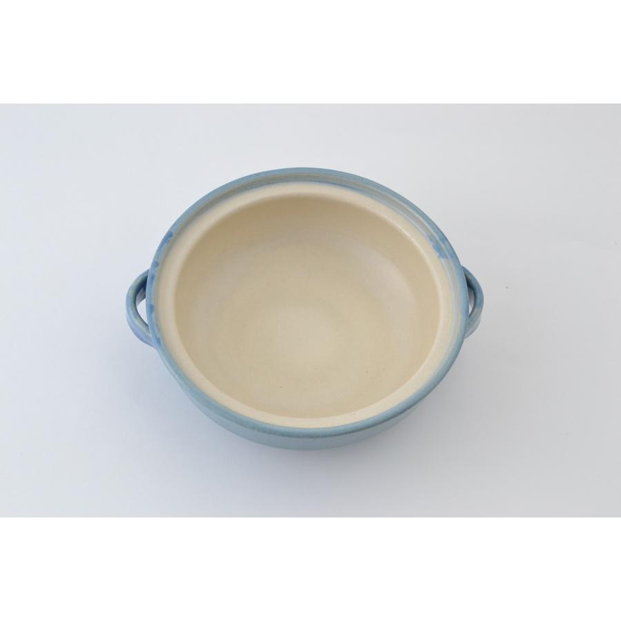 令和　土鍋　REIWA ブルー BLUE 8号鍋　2〜3人用　M1432 日本製　寄せ鍋・湯豆腐・水炊き・雑炊　国産　万古焼　萬古焼 マルヨシ陶器【取り寄せ】 |  | 02