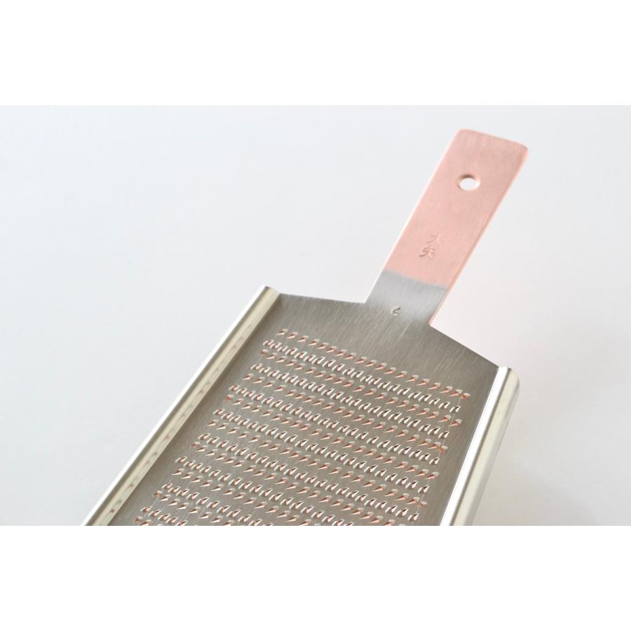 大矢製作所（おまけ付）銅おろし金/平型4号/片面刃/4番/大根おろし/卸金/正規品/職人/おろし器/銅製/TBS ヒルナンデス・マツコの知らない世界で紹介！/ |  | 04