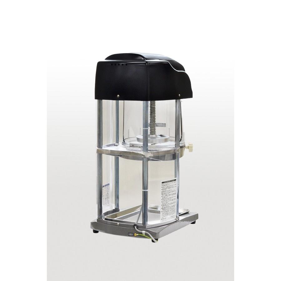 【送料無料】電動式ブロック氷専用かき氷機 TKSI-100S ブラック (選べるおまけ付) 当社オリジナル/池永鉄工/SWAN/黒/業務用/ふわふわ |  | 03