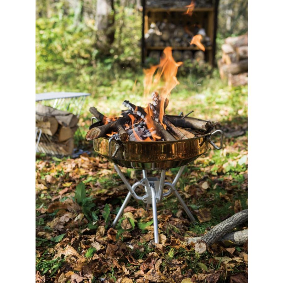 オンウェー BBQ・七輪・焚火台 ファイアグリルKANAE   シルバー オンウェー onway ファイアグリル KANAE アウトドア キャンプ 焚火台