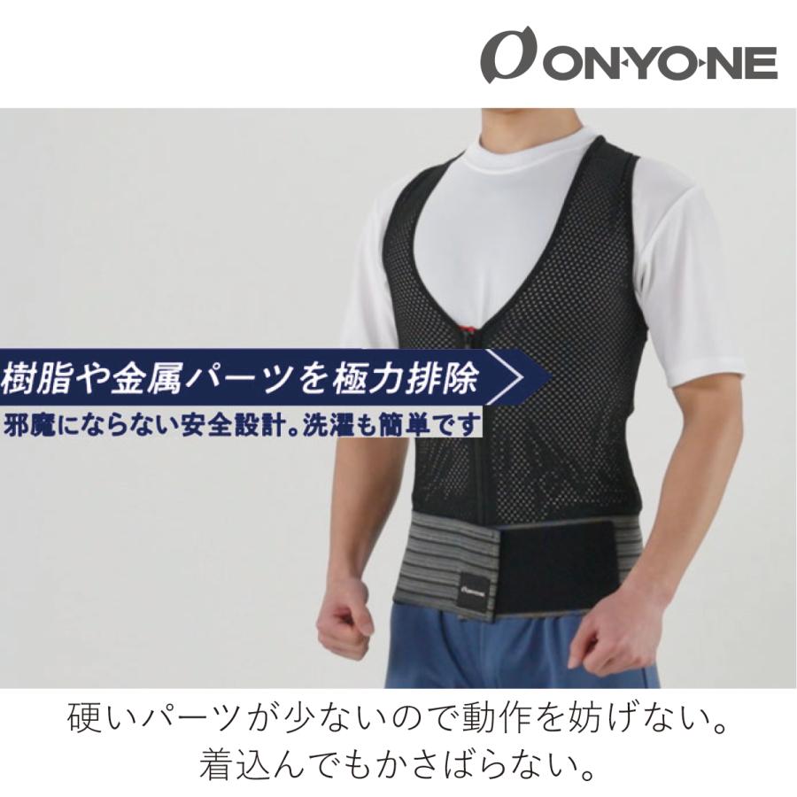 ON-YO-ONE 姿勢サポートベスト 235g バンテリンサポーター オンヨネ（ONYONE） 肚力 ベスト 腰 背中 サポーター コンプレッション