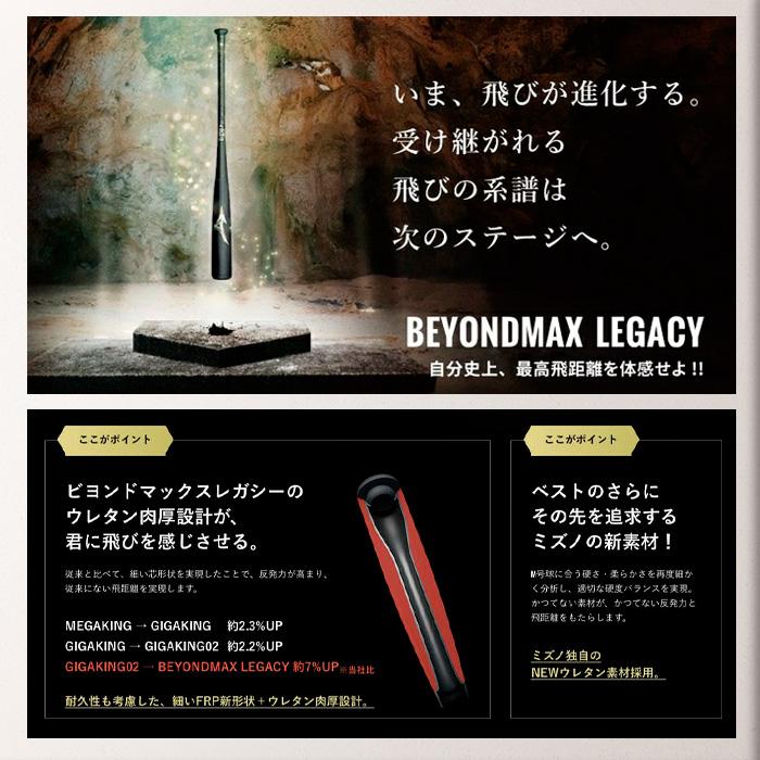 MIZUNO（ミズノ） 軟式用ビヨンドマックスレガシーLW トップ 83cm 84cm