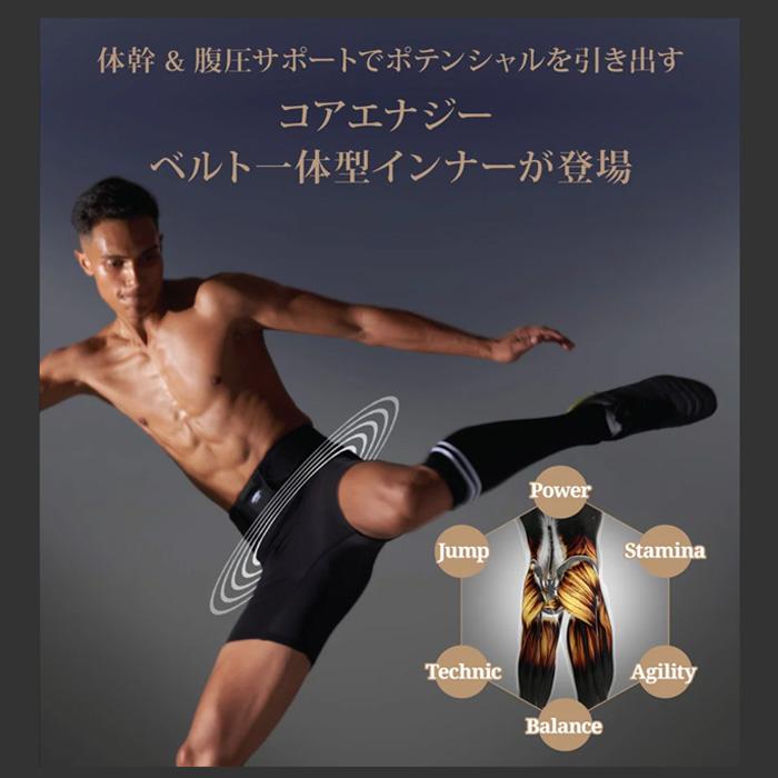 コアエナジー ベルト一体型インナー アスリートの為の魔法のインナー coreenergy-x_1