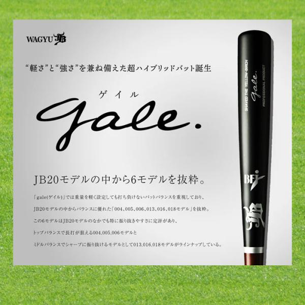 爆買 WAGYU 和牛JB 硬式木製バット Gale バーチ材軽量モデルバット