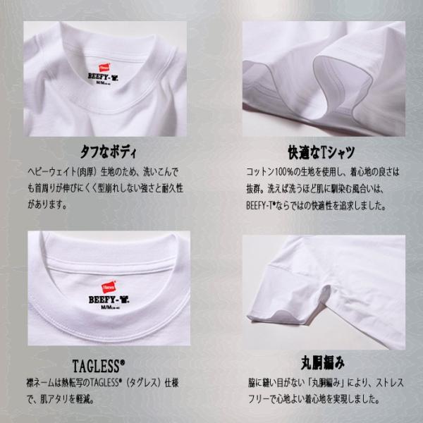 ヘインズ ビーフィー Tシャツ 2枚組 Hanes BEEFY-T 2枚セット 綿100