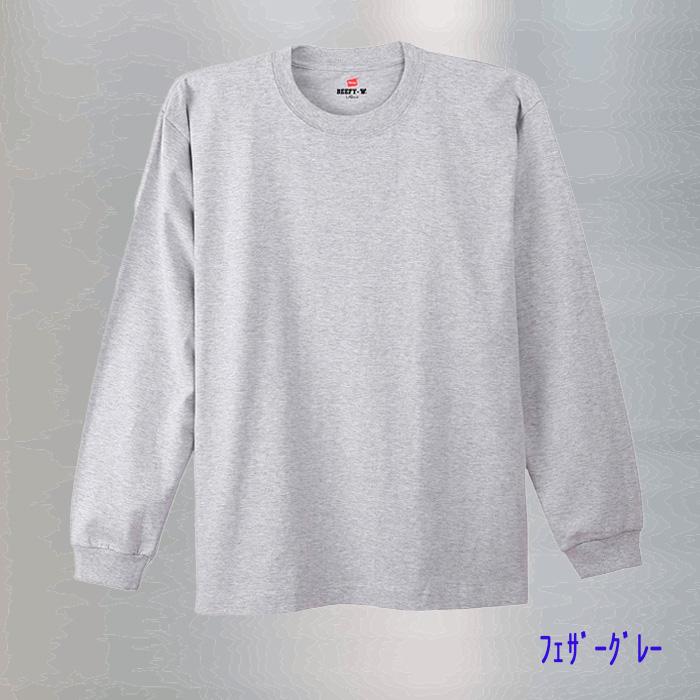 Hanes（ヘインズ） 爆買 ヘインズの定番 BEEFY-ロングTシャツ 人気