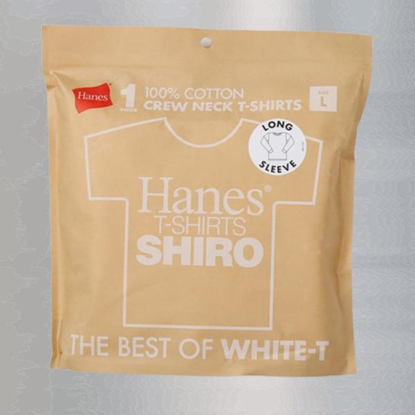 大きいサイズ Hanes T-SHIRTS SHIRO クルーネックロングスリーブTシャツ ヘインズ シロTシャツ 長袖 ビッグサイズ HM4-A201L | Hanes | 05