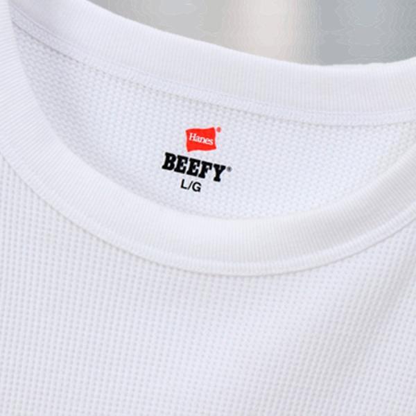 Hanes（ヘインズ） BEEFY サーマルクルーネックロングスリーブ HM4