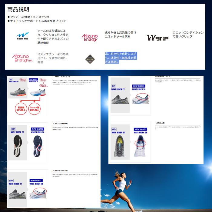 MIZUNO（ミズノ） MIZUNOウエーウエーブライダーGTX 2 ランニング