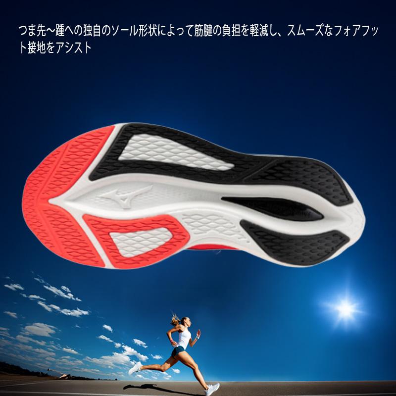MIZUNO（ミズノ） ランニングシューズ ウエーブリベリオンフラッシュ3