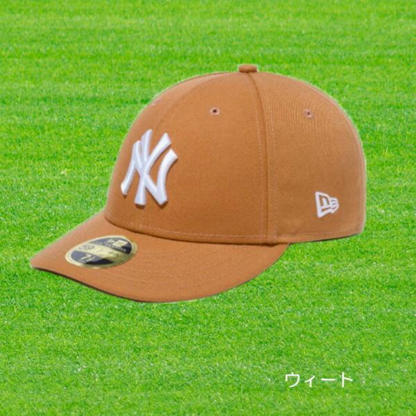 briwn別注　ニューエラ ヤンキース　59FIFTY Low Profile LP 59FIFTY ニューヨーク・ヤンキース ウィート × ホワイト