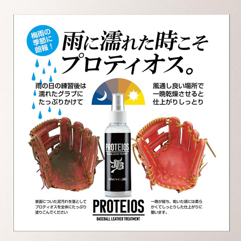 和牛JB プロティオス 詰め替え用 300ml PROTEIOS グラブ用トリートメント メンテナンス 汚れ落とし 保革 液体 オイル 野球 ソフトボール グローブ 優良配送 | JB | 01