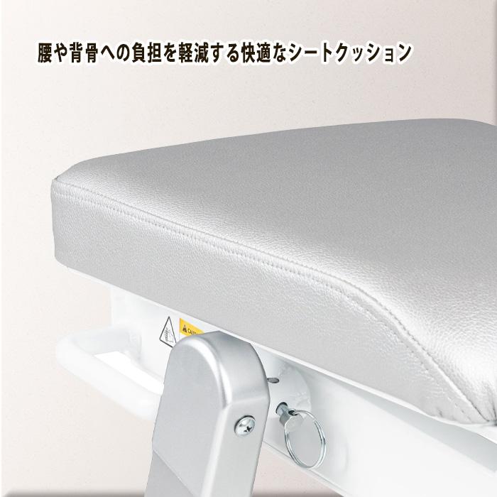 BYZOOM バイズーム Pure Series トレーニングベンチ ホワイト ps-bc-w