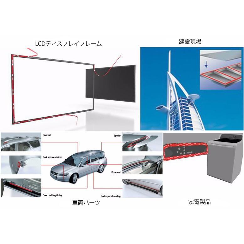 超強力 3M 両面テープ 多用途　屋内/屋外 車外/社内 VHB 5952   (12 mm x 16.5 m)｜onyx-jp｜06