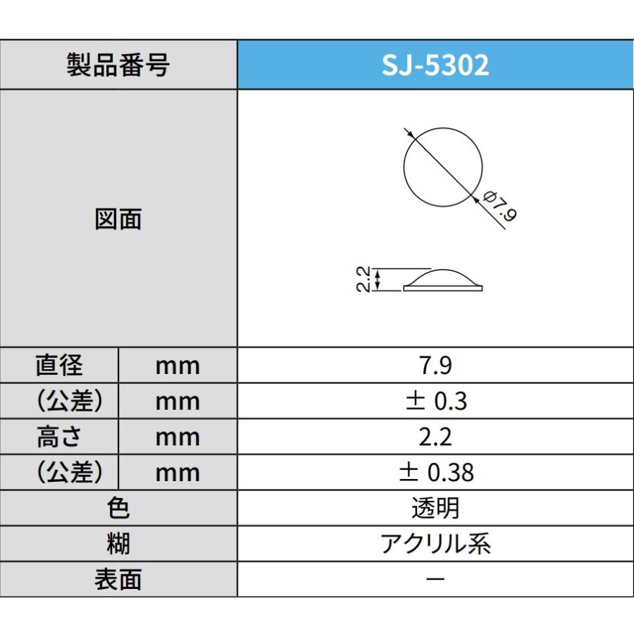 3M クッションゴム ゴム足　滑り止め　シリコン　透明　SJ5302　7.9 x 2.2 mm (1 ケース (3000 粒))｜onyx-jp｜03